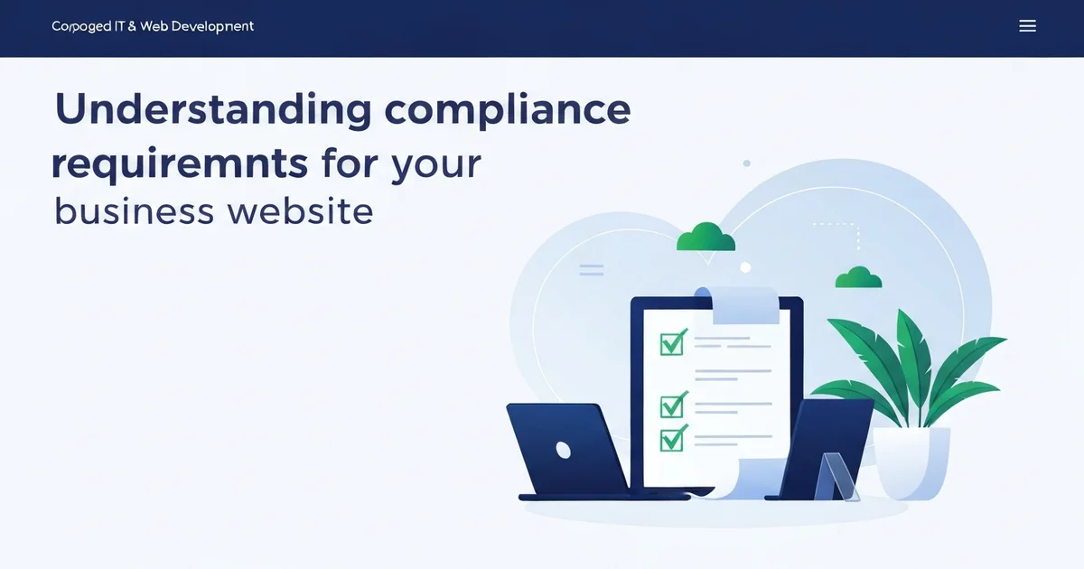 Professional illustration for Business Website Compliance: Avoid Fines & Build Trust