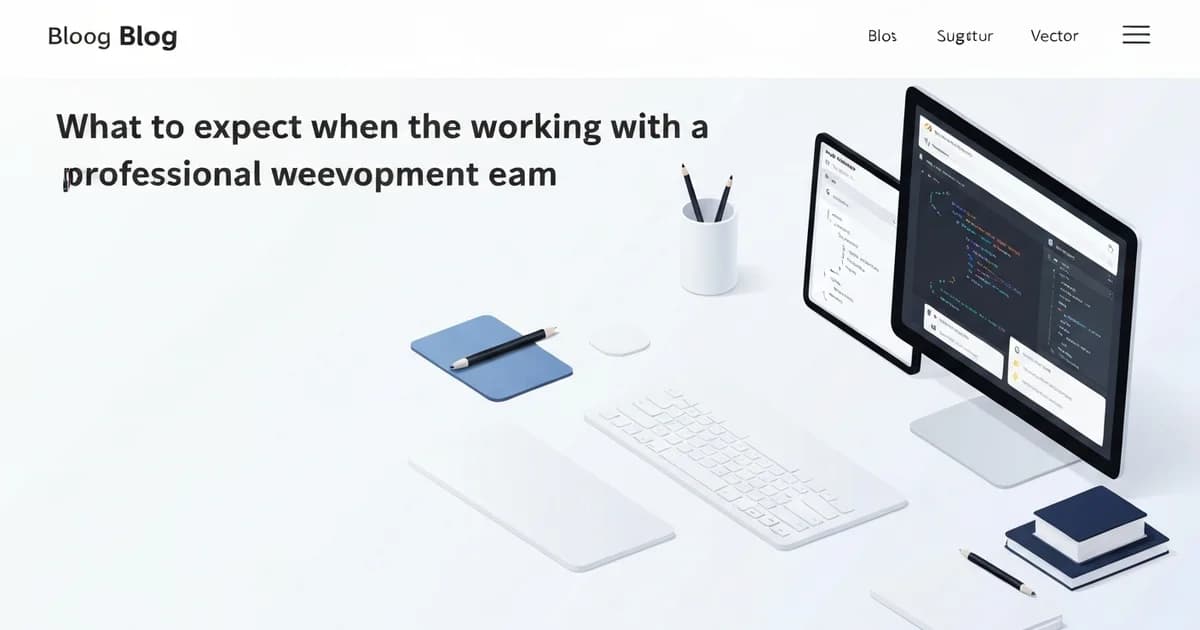 Professional illustration for What to Expect from a Professional Web Dev Team